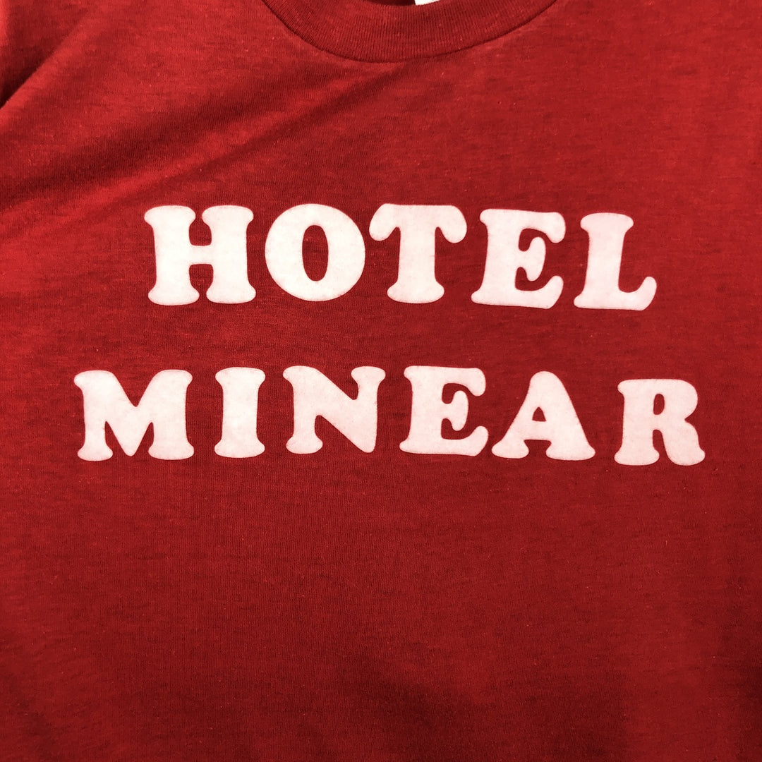80s-90'S PRO TEES Print T-Shirt, Made in USA, Women's Size M (Equivalent), Vintage polyester red type Vintage Second Hand