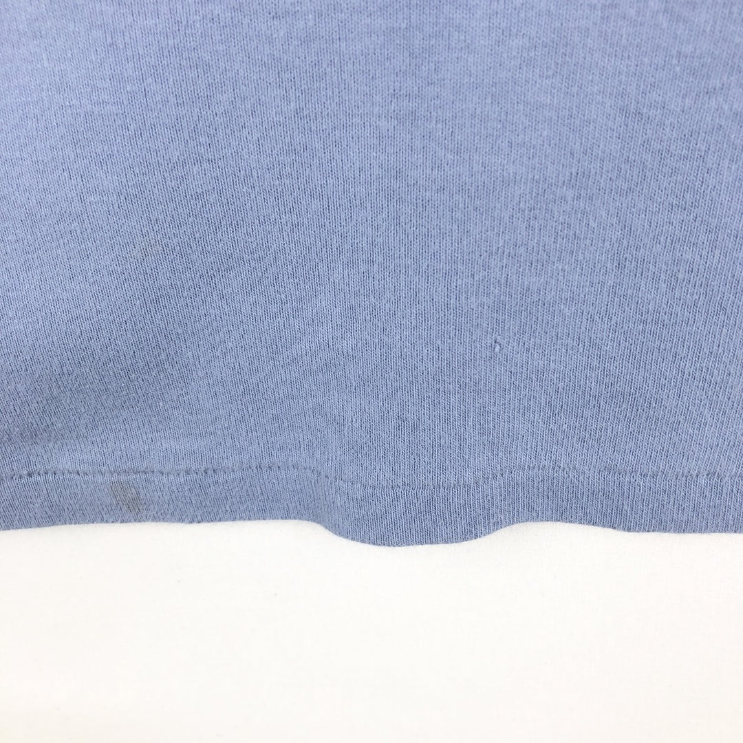 Ralph Lauren short-sleeved T-shirt with a single logo, women's size L (approx.) cotton Blue type light blue Vintage Second Hand