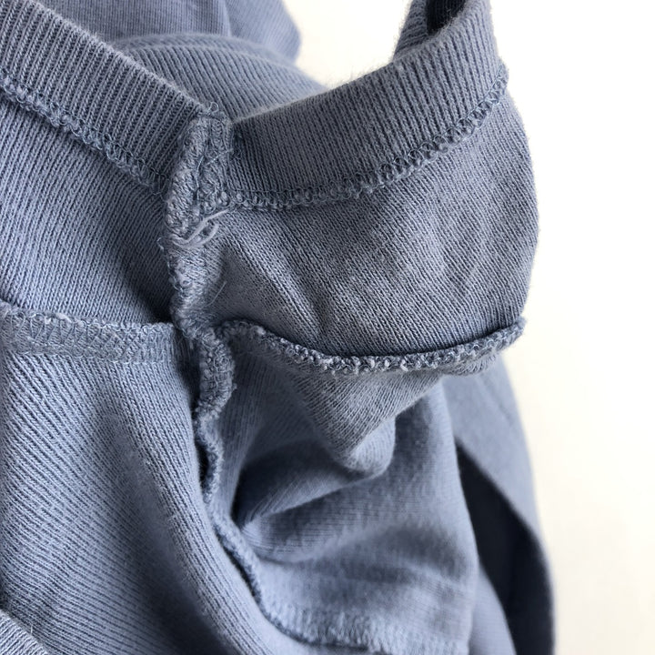 Ralph Lauren short-sleeved T-shirt with a single logo, women's size L (approx.) cotton Blue type light blue Vintage Second Hand