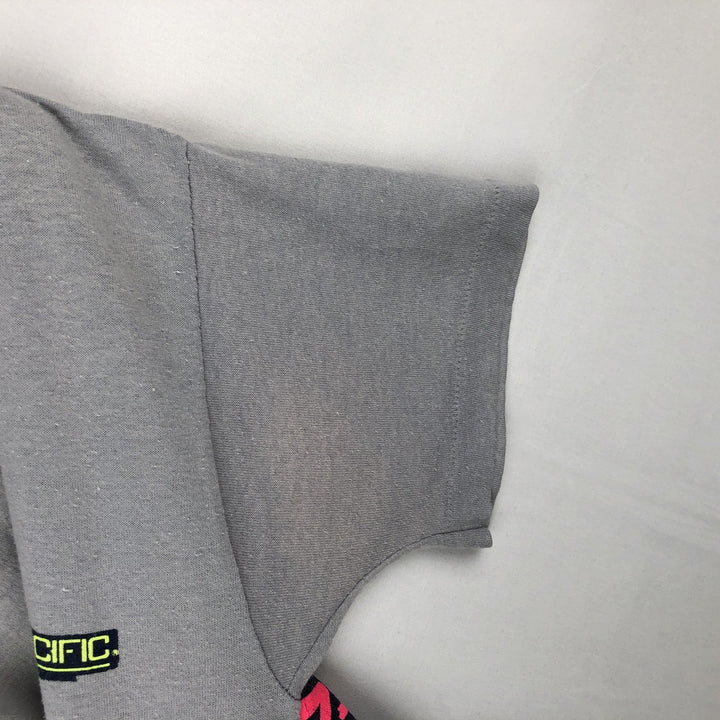 90'S Ocean Pacific Blue Tag Surf Skate T-Shirt, Made in USA, Women's Size M (Equivalent), Vintage cotton gray type Vintage Second Hand