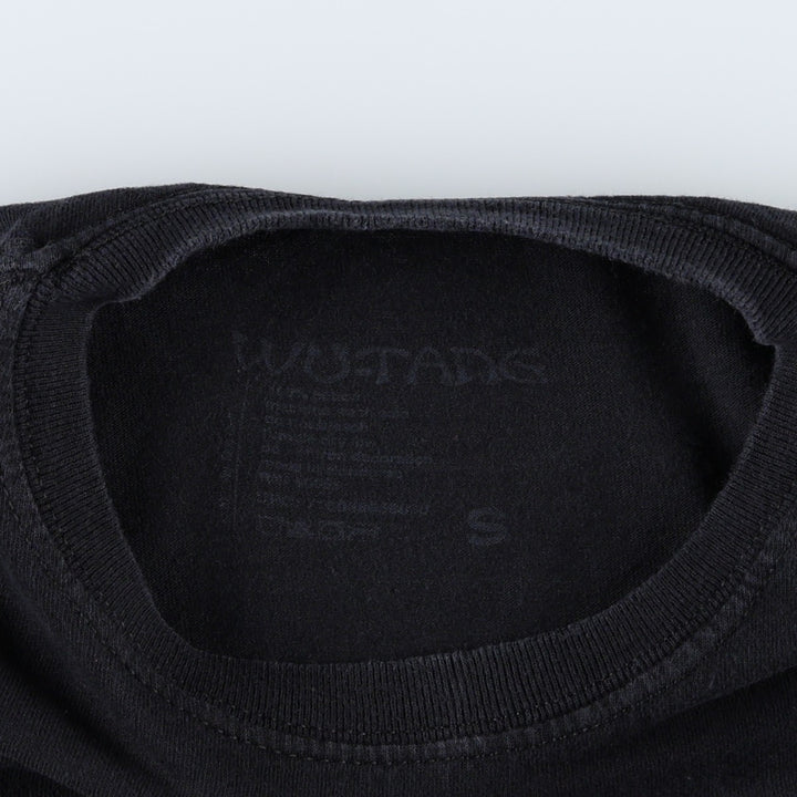 Wu-Tang Clan Fire Pattern Rap T-Shirt (Women's Size S) unclear black type Vintage Second Hand