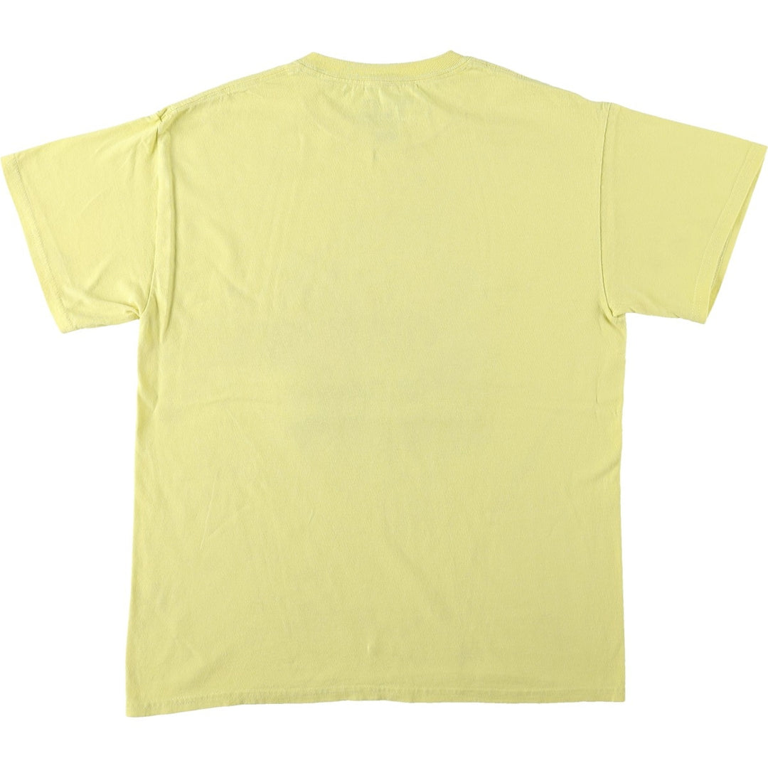 TLC Wrap T-Shirt (Women's Size M) cotton yellow type Vintage Second Hand