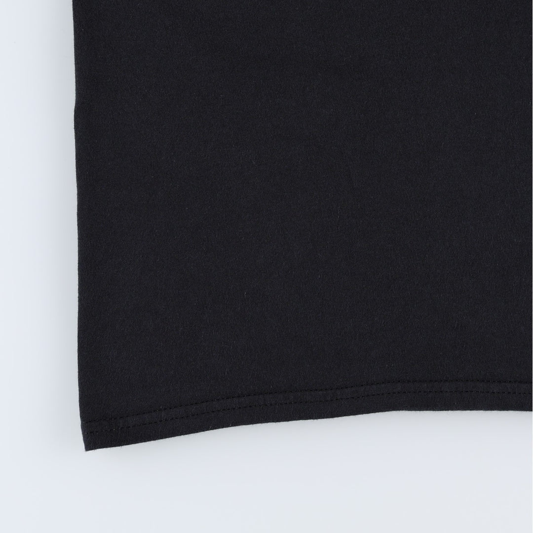 A$AP Rocky sleeve print rap t-shirt, made in USA, women's size S equivalent. unclear black type Vintage Second Hand