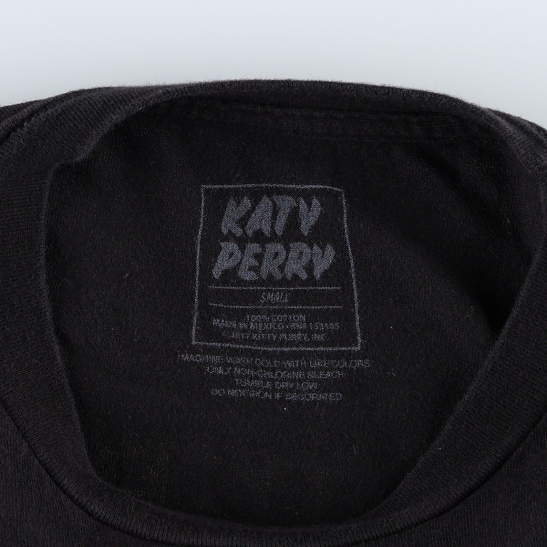 KATY PERRY Witness The Tour Band T-shirt (Women's Size S) cotton black type Vintage Second Hand