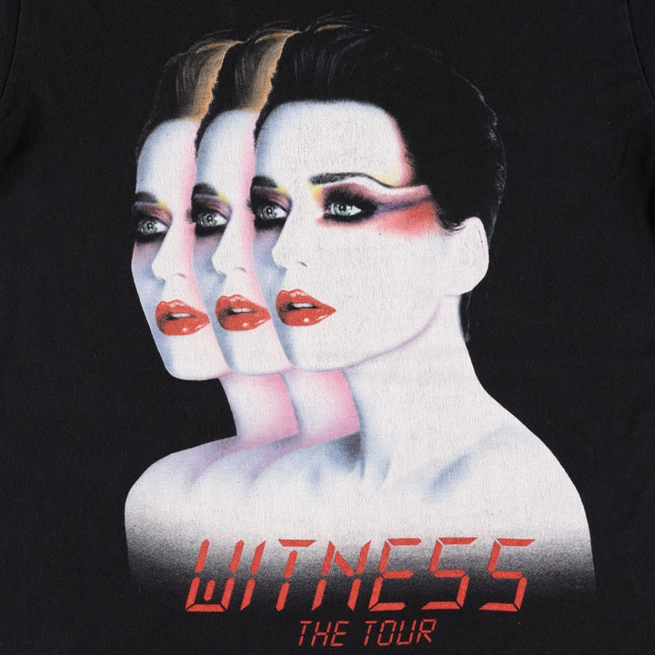 KATY PERRY Witness The Tour Band T-shirt (Women's Size S) cotton black type Vintage Second Hand