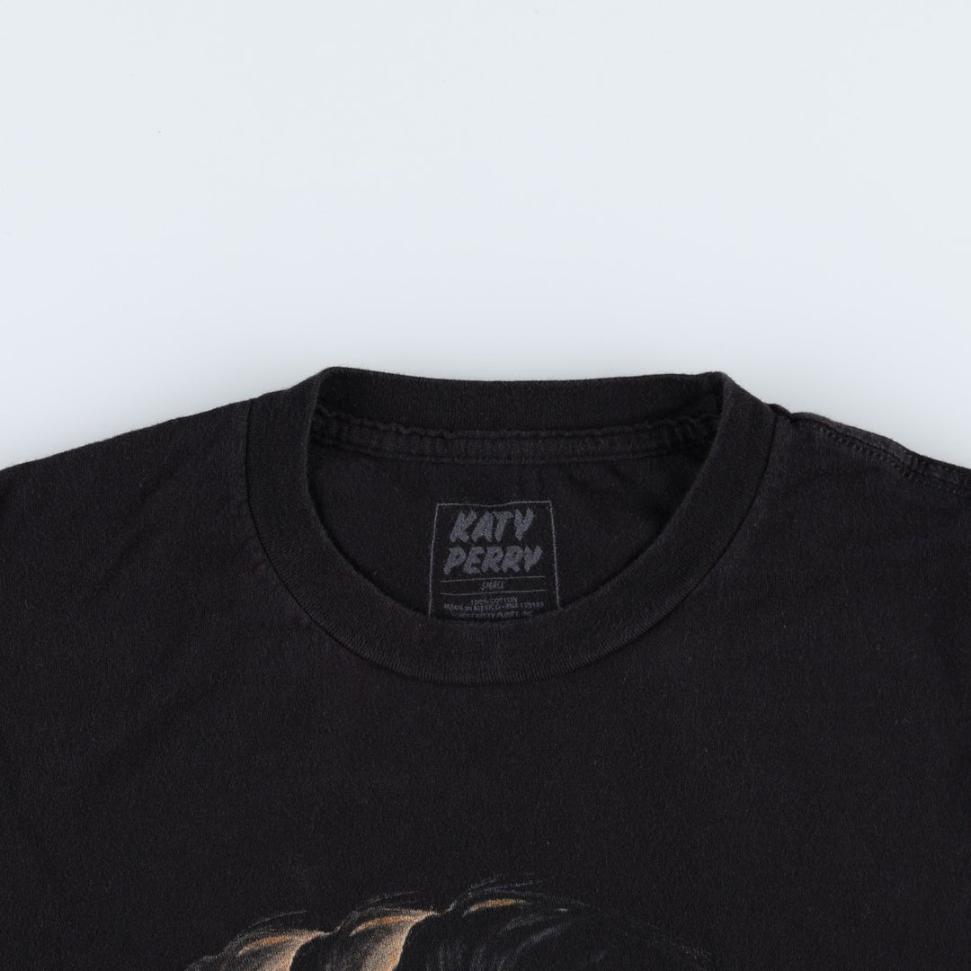 KATY PERRY Witness The Tour Band T-shirt (Women's Size S) cotton black type Vintage Second Hand