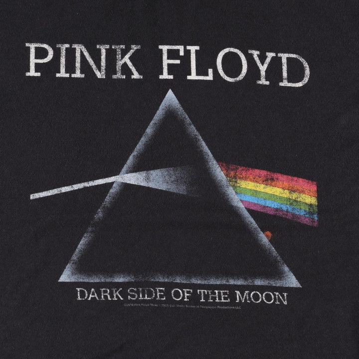TULTEX PINK FLOYD Band T-Shirt (Women's Size L) cotton black type Vintage Second Hand