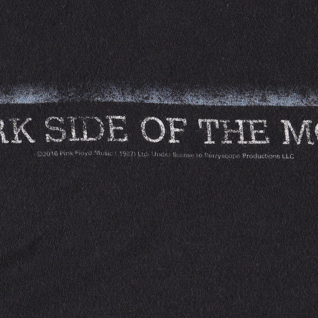 TULTEX PINK FLOYD Band T-Shirt (Women's Size L) cotton black type Vintage Second Hand
