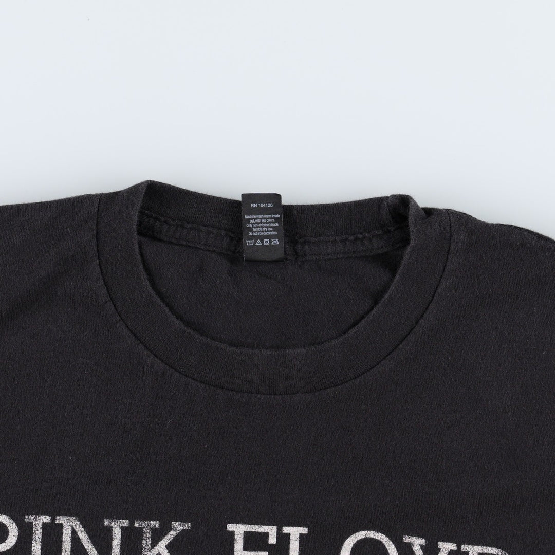 TULTEX PINK FLOYD Band T-Shirt (Women's Size L) cotton black type Vintage Second Hand