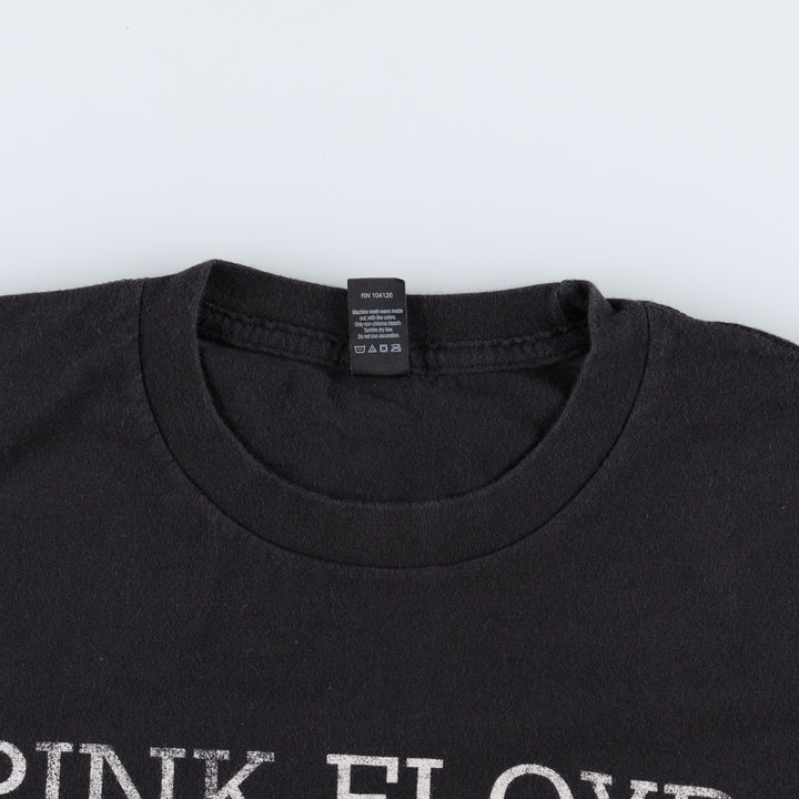 TULTEX PINK FLOYD Band T-Shirt (Women's Size L) cotton black type Vintage Second Hand