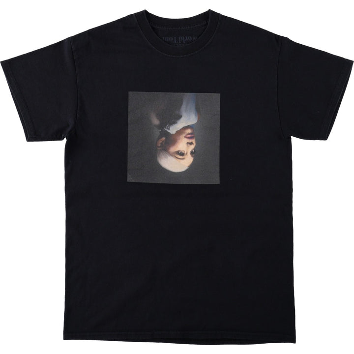 ARIANA GRANDE Sweetner World Tour Band T-shirt (Women's Size M) cotton black type Vintage Second Hand