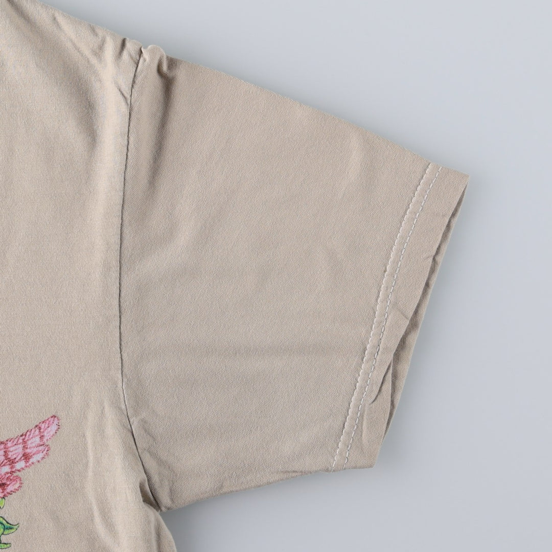 NIRVANA band t-shirt, women's size S (equivalent) cotton Beige type Vintage Second Hand