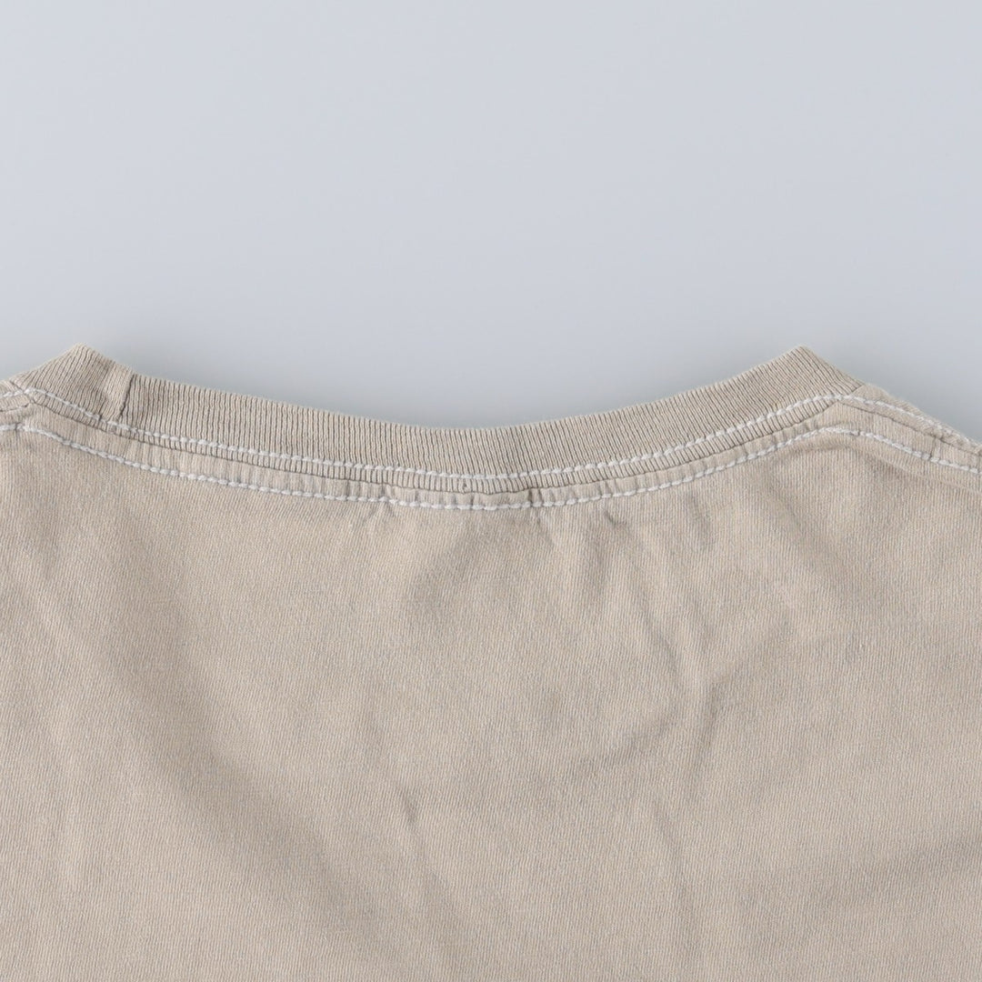 NIRVANA band t-shirt, women's size S (equivalent) cotton Beige type Vintage Second Hand