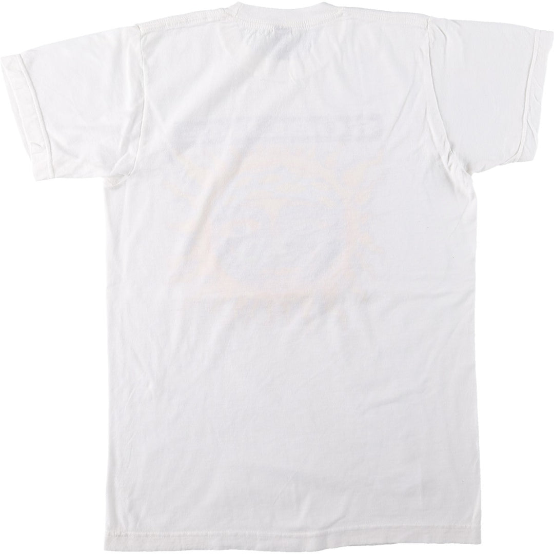 TULTEX SUBLIME Band T-shirt, Women's Size S (approx.) cotton white type Vintage Second Hand
