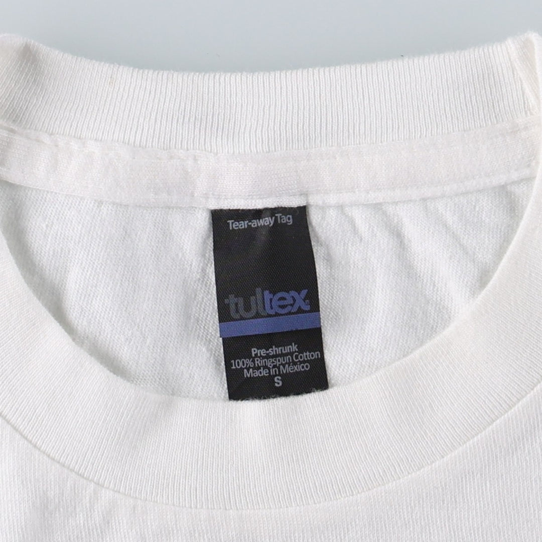TULTEX SUBLIME Band T-shirt, Women's Size S (approx.) cotton white type Vintage Second Hand