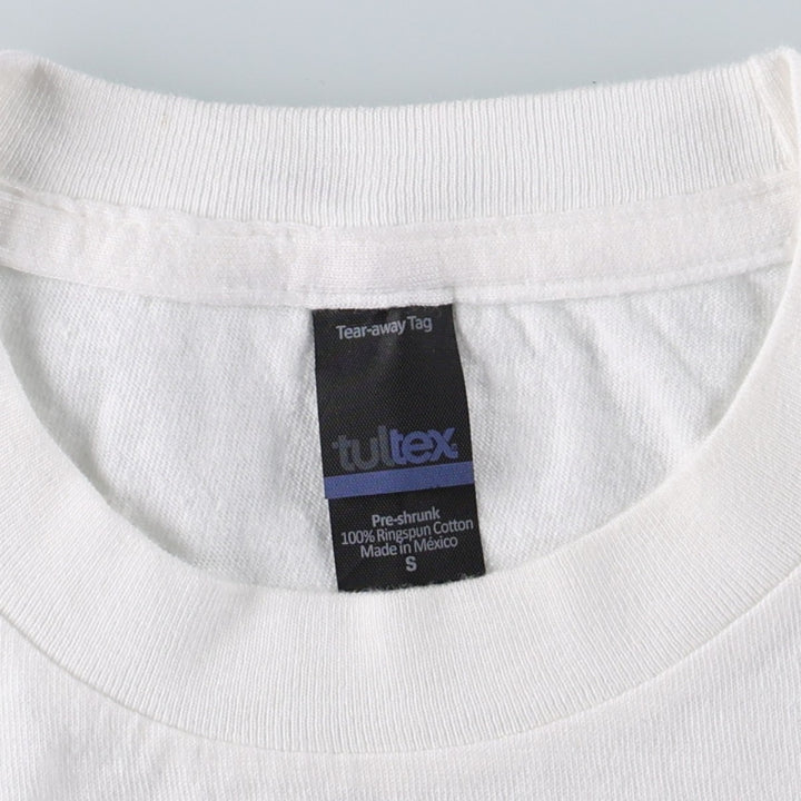 TULTEX SUBLIME Band T-shirt, Women's Size S (approx.) cotton white type Vintage Second Hand