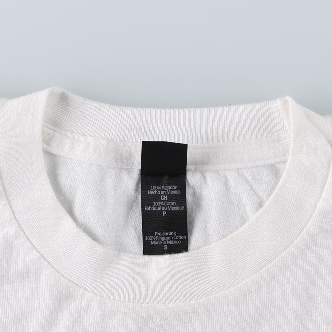 TULTEX SUBLIME Band T-shirt, Women's Size S (approx.) cotton white type Vintage Second Hand