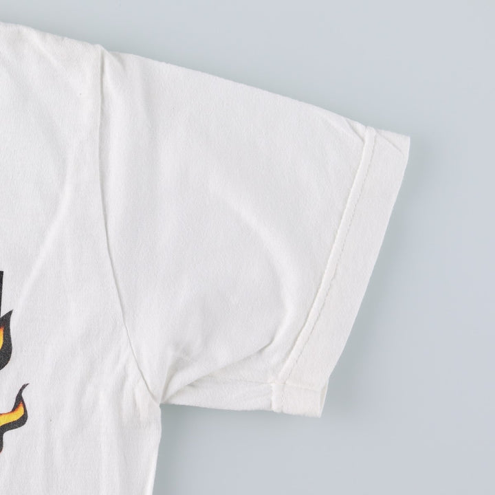 TULTEX SUBLIME Band T-shirt, Women's Size S (approx.) cotton white type Vintage Second Hand