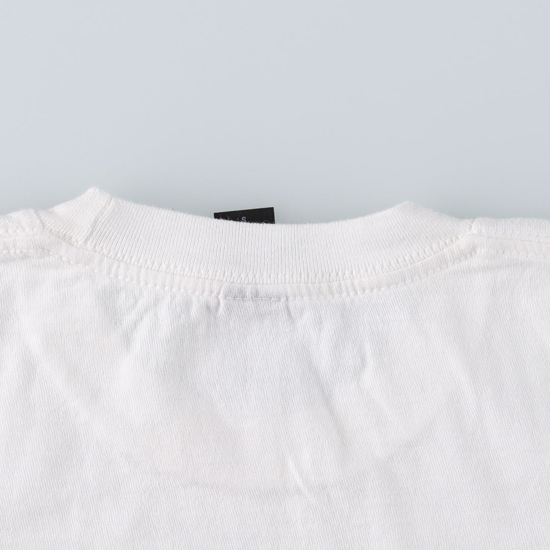 TULTEX SUBLIME Band T-shirt, Women's Size S (approx.) cotton white type Vintage Second Hand
