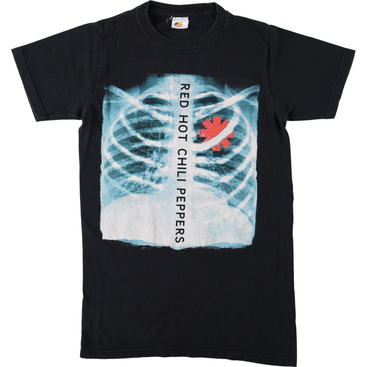 Bay Island RED HOT CHILI PEPPERS Band T-Shirt (Women's XS equivalent) cotton black type Vintage Second Hand