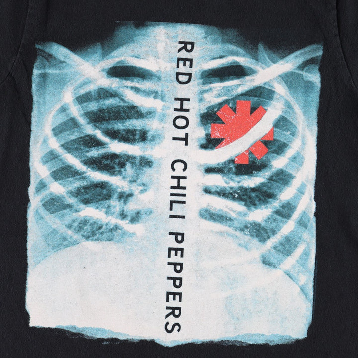 Bay Island RED HOT CHILI PEPPERS Band T-Shirt (Women's XS equivalent) cotton black type Vintage Second Hand