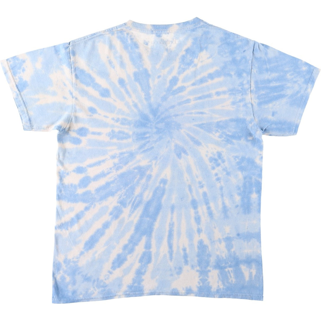 BETTY BOOP Tie-Dye Pattern Character Print T-Shirt (Women's Size M) cotton blue type Vintage Second Hand