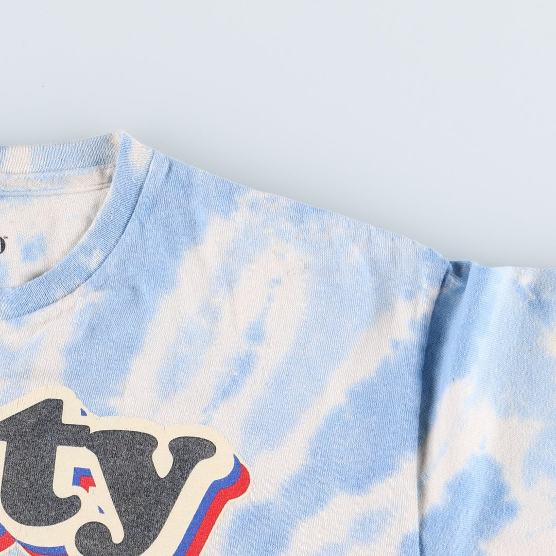 BETTY BOOP Tie-Dye Pattern Character Print T-Shirt (Women's Size M) cotton blue type Vintage Second Hand