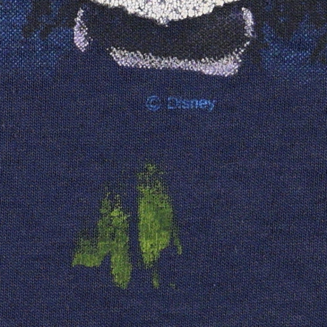 SHERRY'S BEST MICKEY MOUSE Mickey Mouse Character Print T-Shirt, Made in USA, Women's Size S (approx.) polyester navy blue type Vintage Second Hand