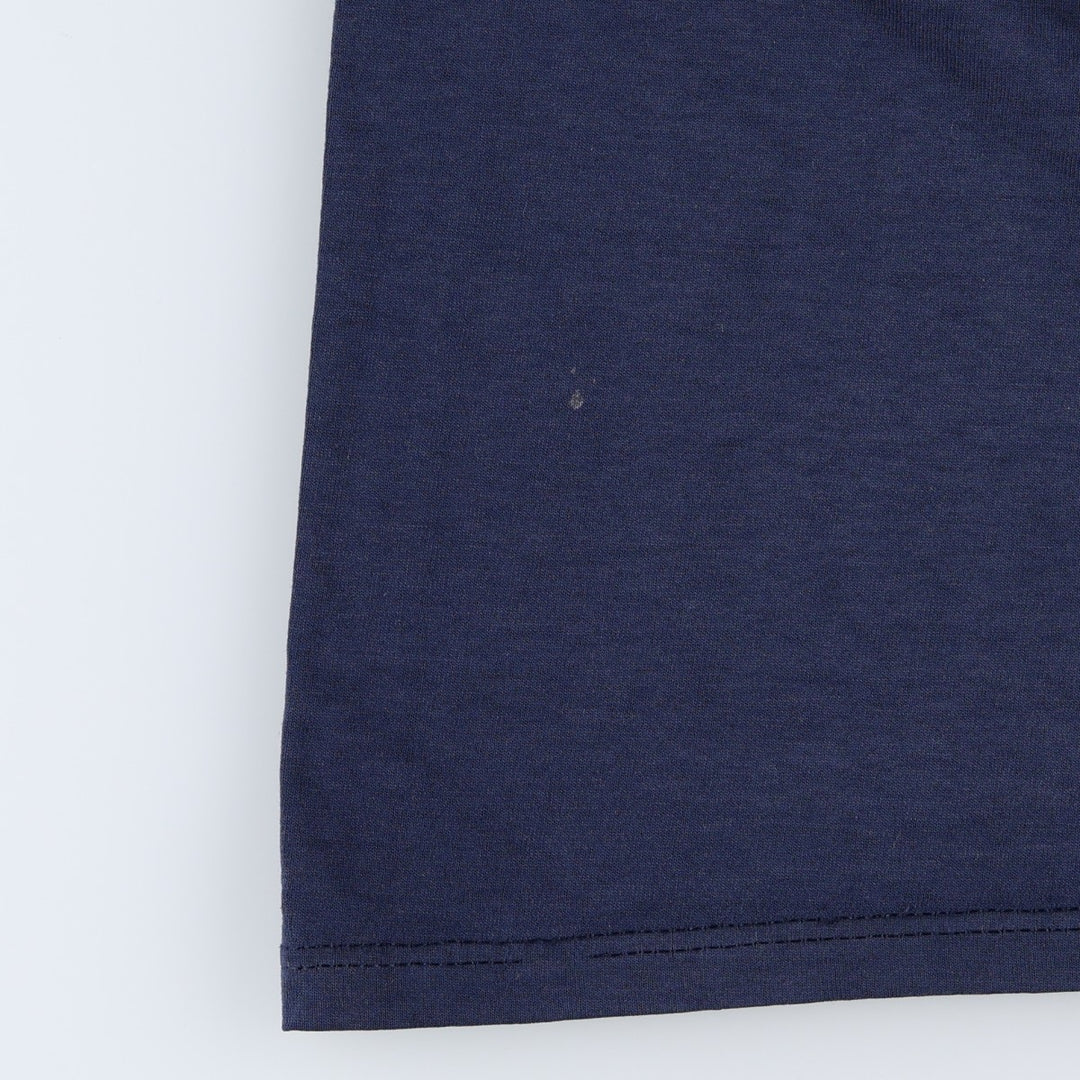 SHERRY'S BEST MICKEY MOUSE Mickey Mouse Character Print T-Shirt, Made in USA, Women's Size S (approx.) polyester navy blue type Vintage Second Hand
