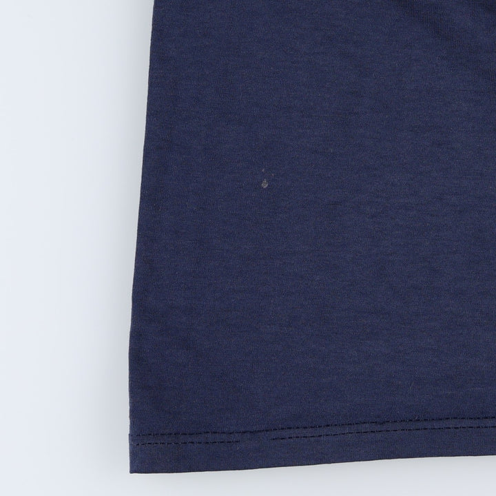 SHERRY'S BEST MICKEY MOUSE Mickey Mouse Character Print T-Shirt, Made in USA, Women's Size S (approx.) polyester navy blue type Vintage Second Hand