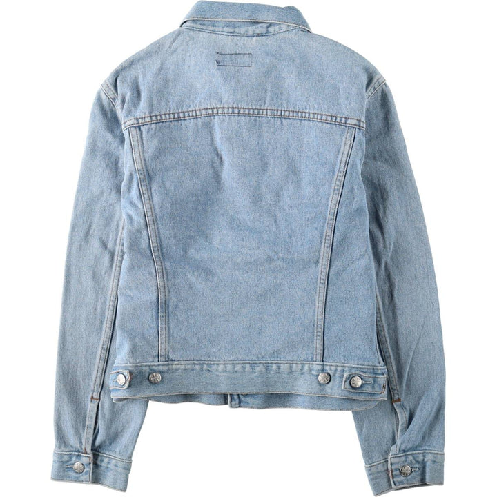 AMERICANINO Denim Jacket (Women's Size L) cotton blue type Vintage Second Hand