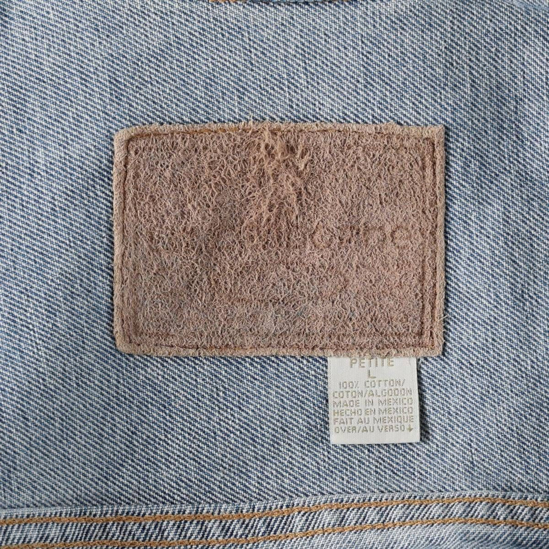 Liz Claiborne Denim Jacket (Women's Size L) cotton blue type Vintage Second Hand