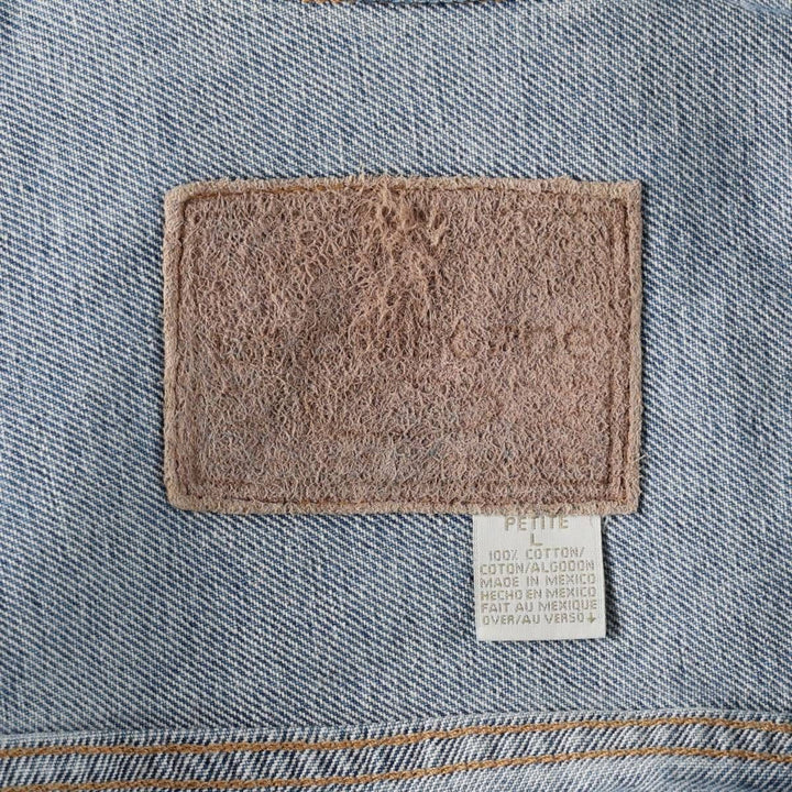 Liz Claiborne Denim Jacket (Women's Size L) cotton blue type Vintage Second Hand