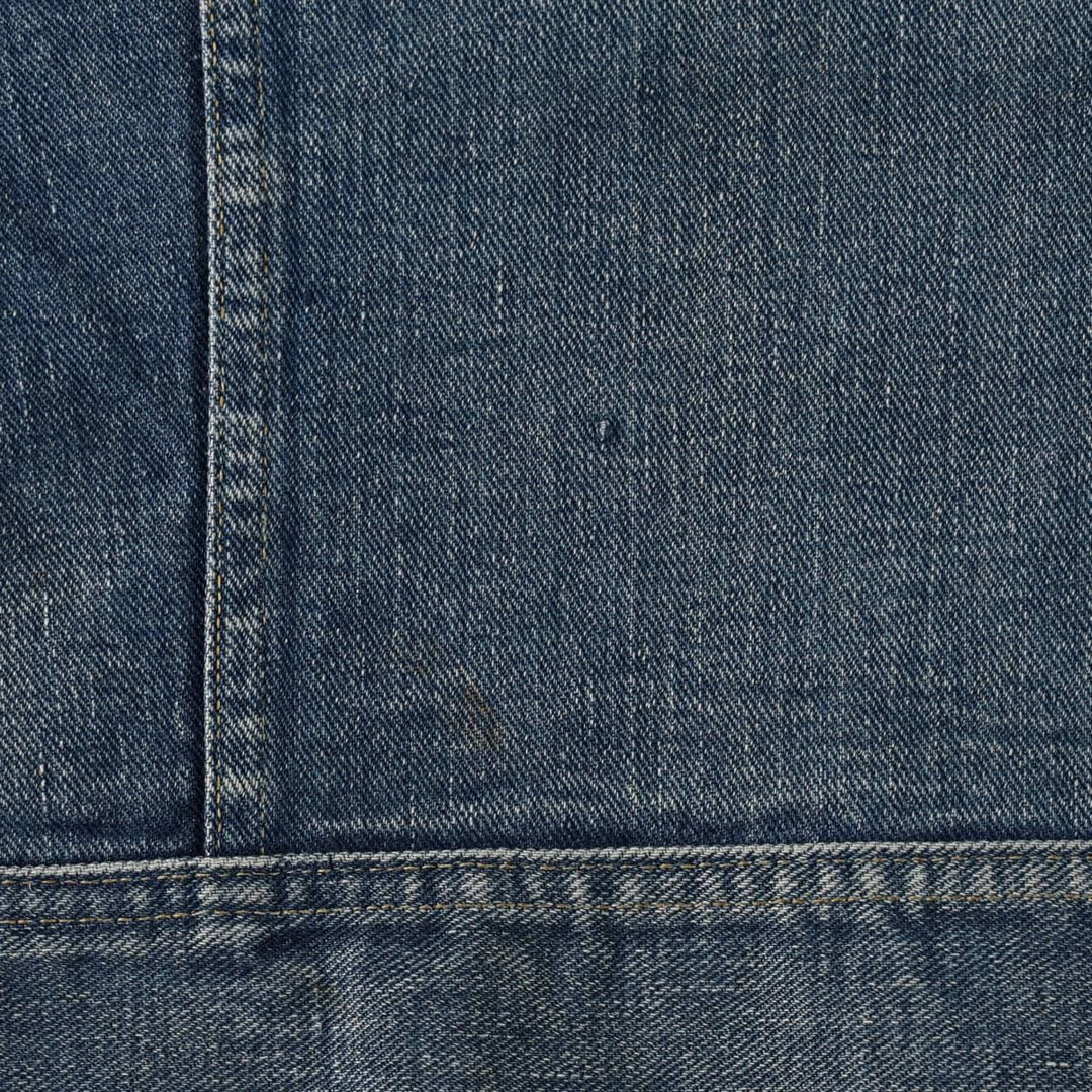 ~1980'S Lee RIDERS denim jacket with fur trim, made in USA, women's size S equivalent, vintage. unclear blue type Vintage Second Hand