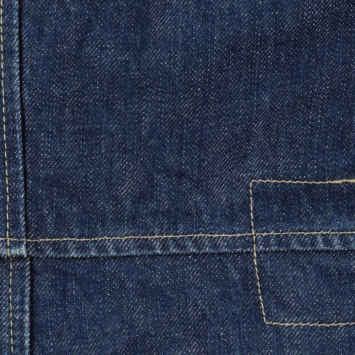 2000'S Levi's ENGINEERED JEANS Euro Model Hooded Denim Coat (Women's Size S) cotton navy blue type Vintage Second Hand