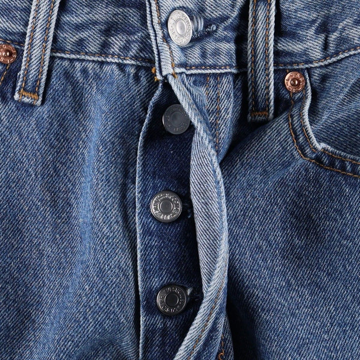 Levi's 501 Straight Denim Pants, Women's Size L (W28) cotton blue type Vintage Second Hand