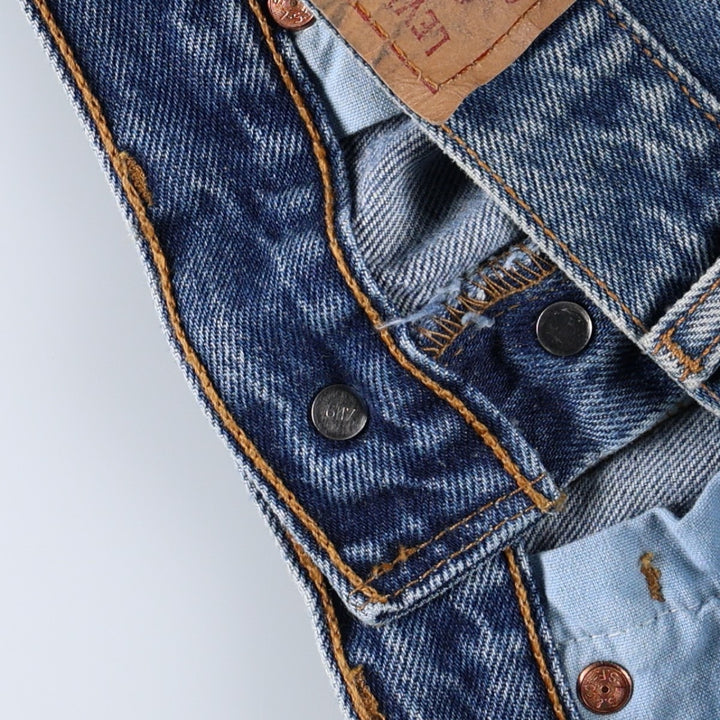 Levi's 501 Straight Denim Pants, Women's Size L (W28) cotton blue type Vintage Second Hand
