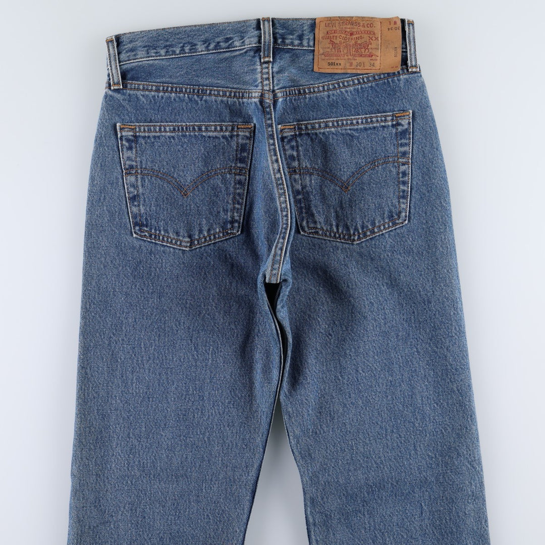 Levi's 501 Straight Denim Pants, Women's Size L (W28) cotton blue type Vintage Second Hand