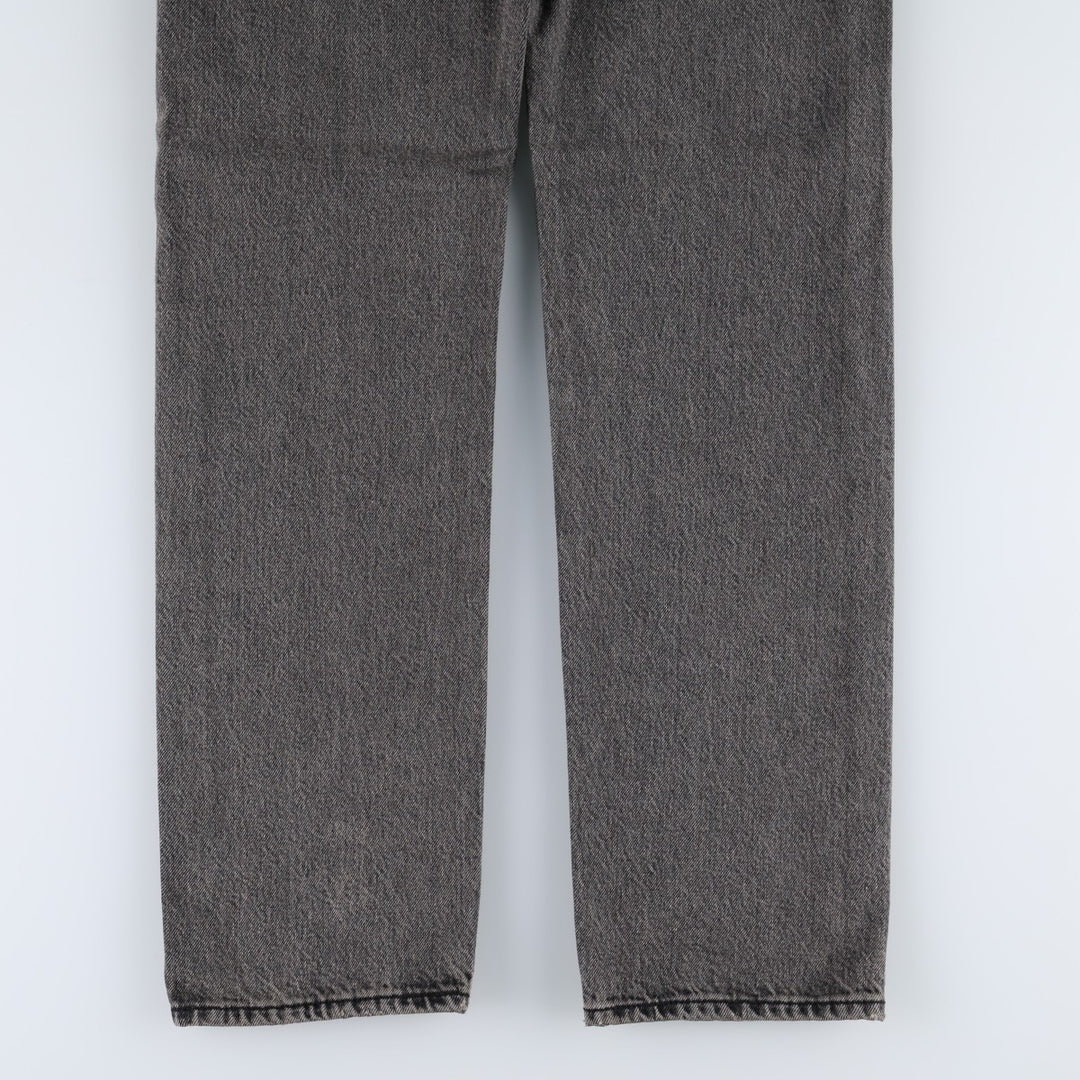 Levi's 501 '93 Black Denim Straight Leg Jeans, Women's Size L (equivalent to W28) cotton black type Vintage Second Hand