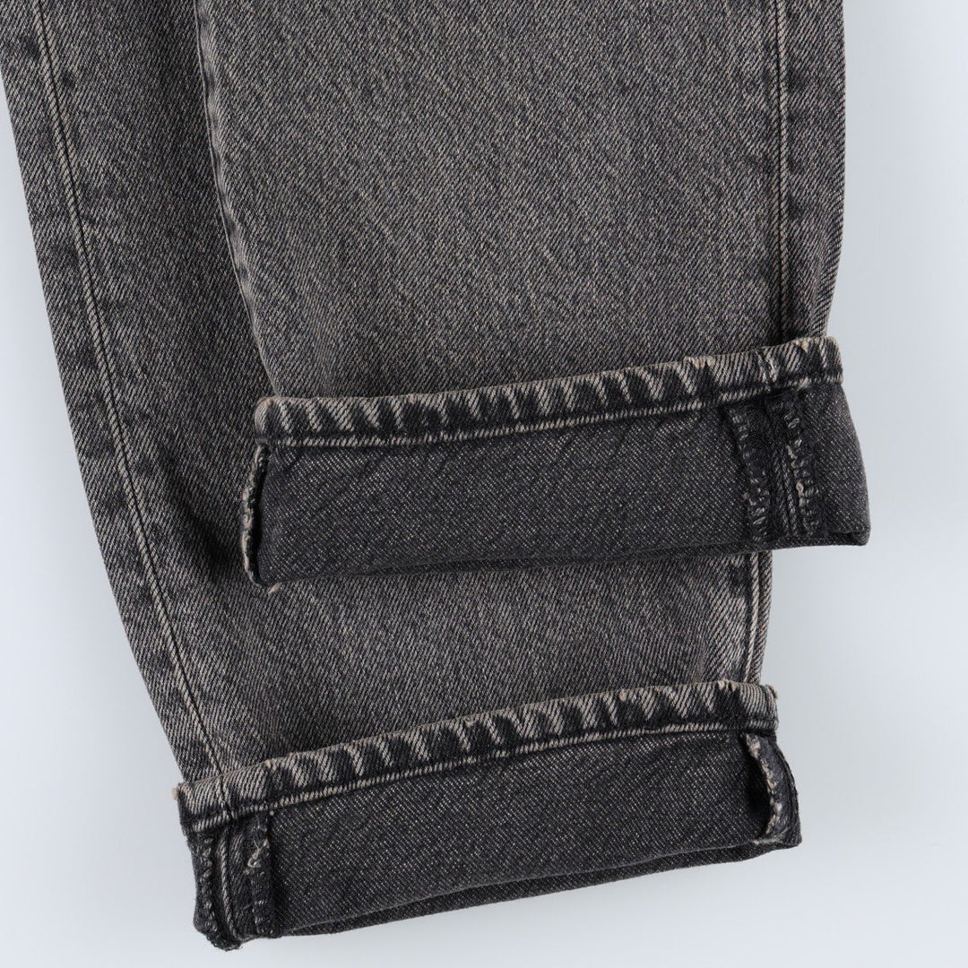 Levi's 501 '93 Black Denim Straight Leg Jeans, Women's Size L (equivalent to W28) cotton black type Vintage Second Hand