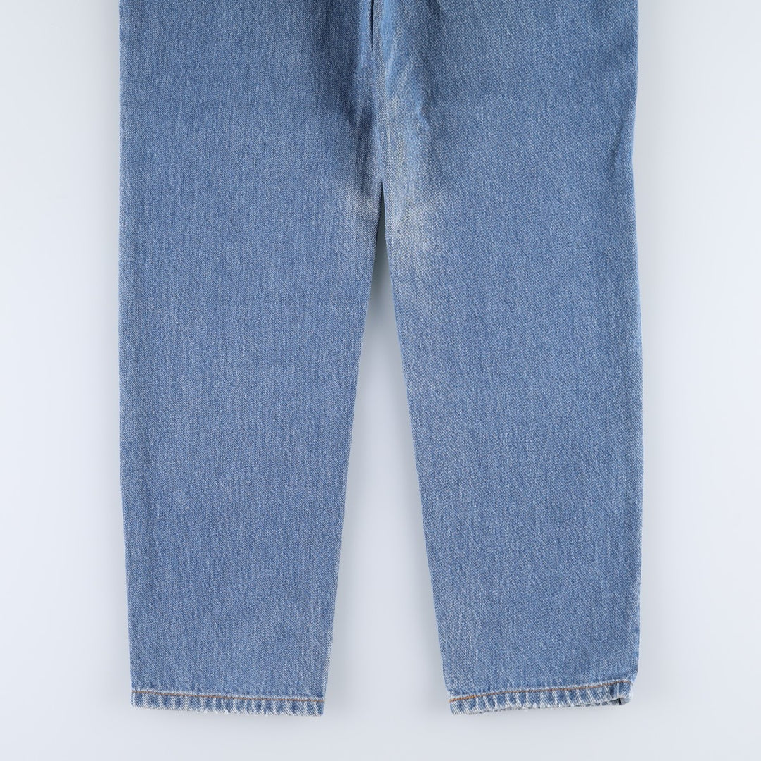 1990'S Levi's 17501-0115 Straight Denim Pants, Made in USA, Women's Size L (equivalent to W27), Vintage cotton blue type Vintage Second Hand