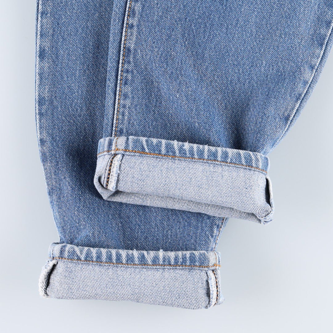1990'S Levi's 17501-0115 Straight Denim Pants, Made in USA, Women's Size L (equivalent to W27), Vintage cotton blue type Vintage Second Hand