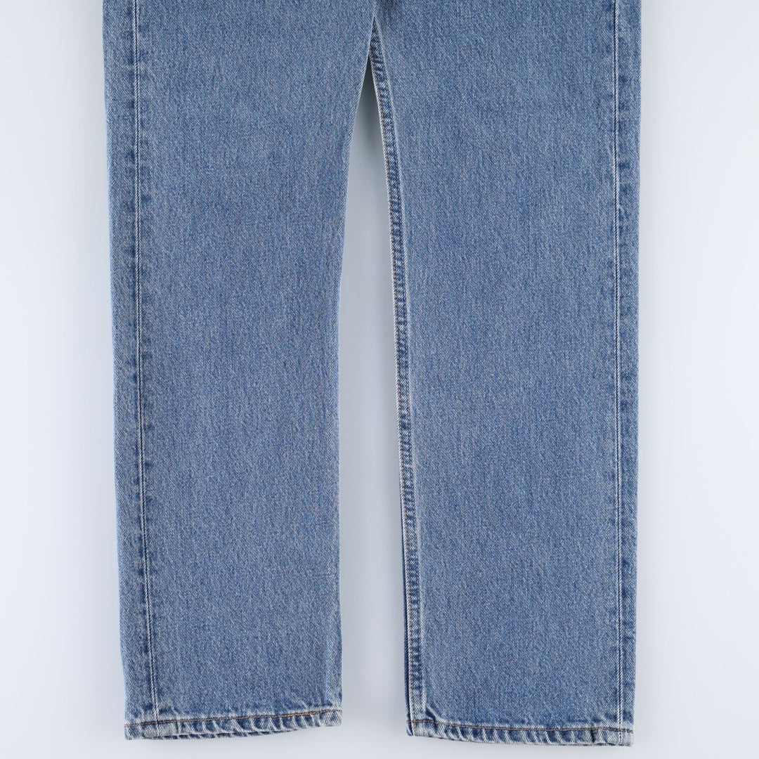 90'S Levi's 501-0193 Straight Denim Pants, Made in USA, Women's Size L (W28), Vintage cotton blue type Vintage Second Hand