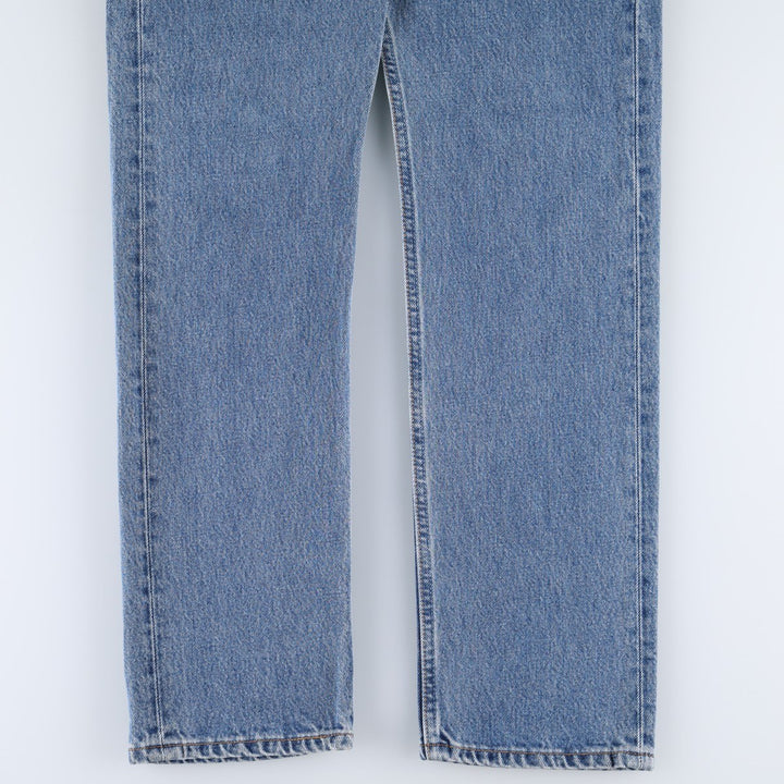 90'S Levi's 501-0193 Straight Denim Pants, Made in USA, Women's Size L (W28), Vintage cotton blue type Vintage Second Hand