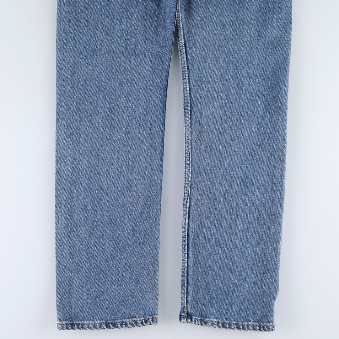 90'S Levi's 501-0193 Straight Denim Pants, Made in USA, Women's Size L (W28), Vintage cotton blue type Vintage Second Hand