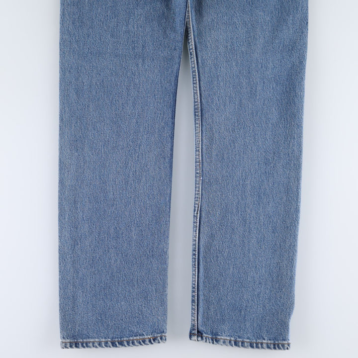 90'S Levi's 501-0193 Straight Denim Pants, Made in USA, Women's Size L (W28), Vintage cotton blue type Vintage Second Hand