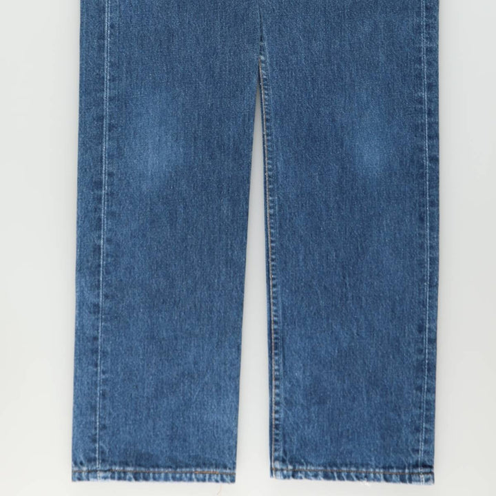 1990'S Levi's 6501-0116 Straight Denim Pants, Made in USA, Women's Size L (equivalent to W27), Vintage cotton blue type Vintage Second Hand