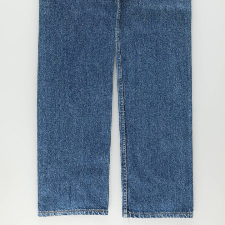 1990'S Levi's 6501-0116 Straight Denim Pants, Made in USA, Women's Size L (equivalent to W27), Vintage cotton blue type Vintage Second Hand