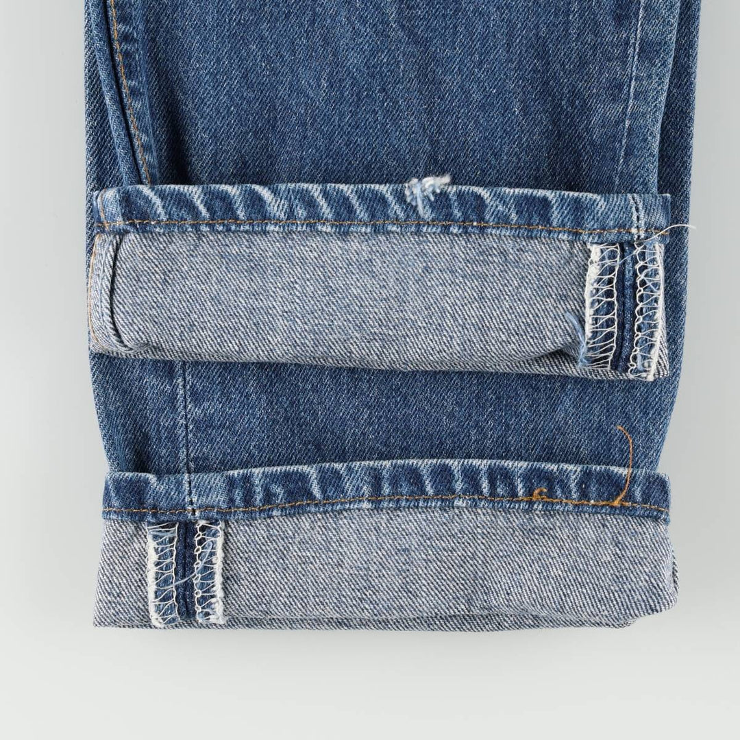 1990'S Levi's 6501-0116 Straight Denim Pants, Made in USA, Women's Size L (equivalent to W27), Vintage cotton blue type Vintage Second Hand