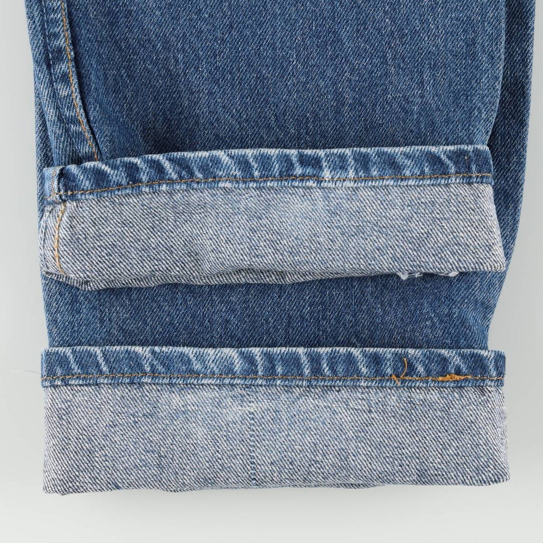 1990'S Levi's 6501-0116 Straight Denim Pants, Made in USA, Women's Size L (equivalent to W27), Vintage cotton blue type Vintage Second Hand